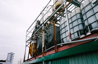 Industrial chemical IBC & drum storage