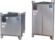 350 and 550 gal stainless steel IBC