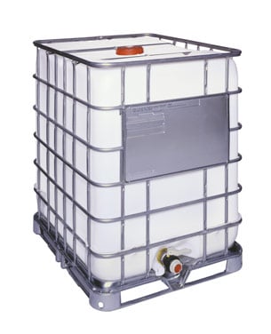 275-330 Gallon IBC Tote Tank Cover with Cap and PVC 90.